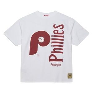 Mitchell and Ness Philadelphia Phillies White T-Shirt XL